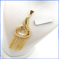 گردنبند زنانه برنجی طرح طلا کد 1 با زنجیر
