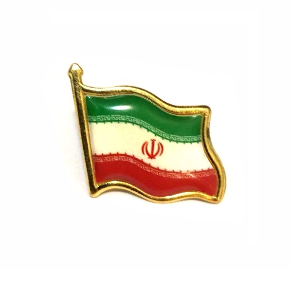 بج سینه پرچمی ایران Brooch Flag of IRAN