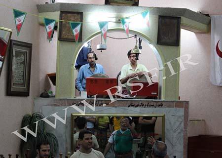 1004 - اجرای ورزش باستانی زورخانه هلال احمر مشهد مرشد استاد فرامرز نجفی