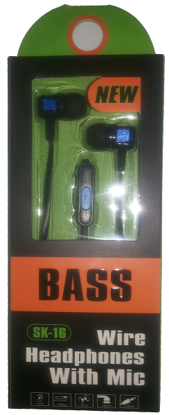 هندزفری bass مدل sk 16